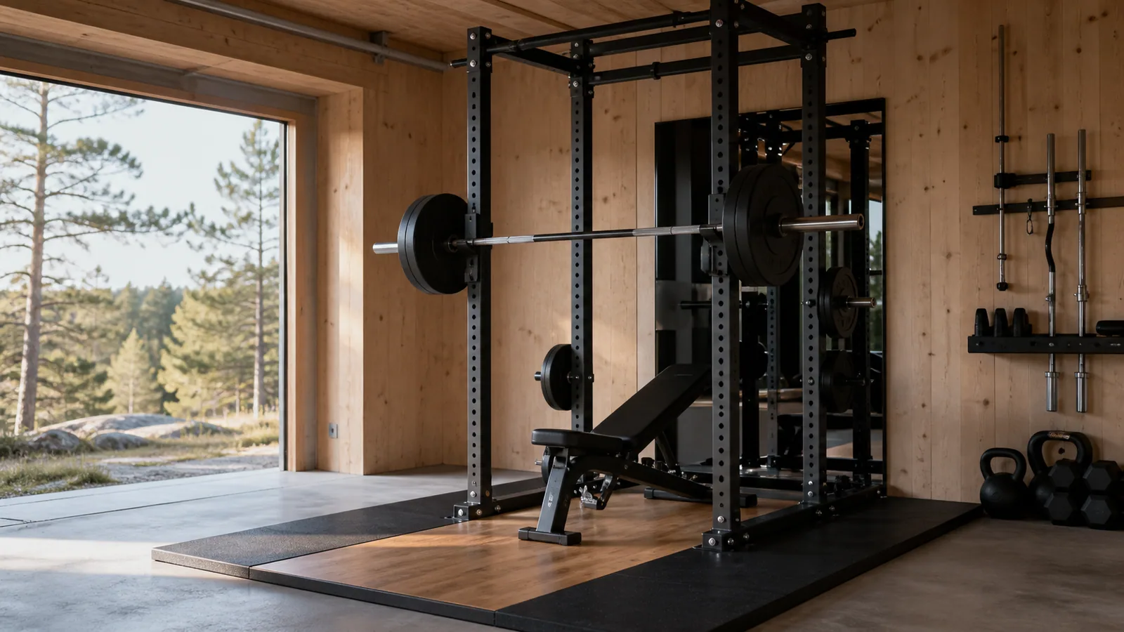 Smithmaskinens släde och styrskenor i närbild