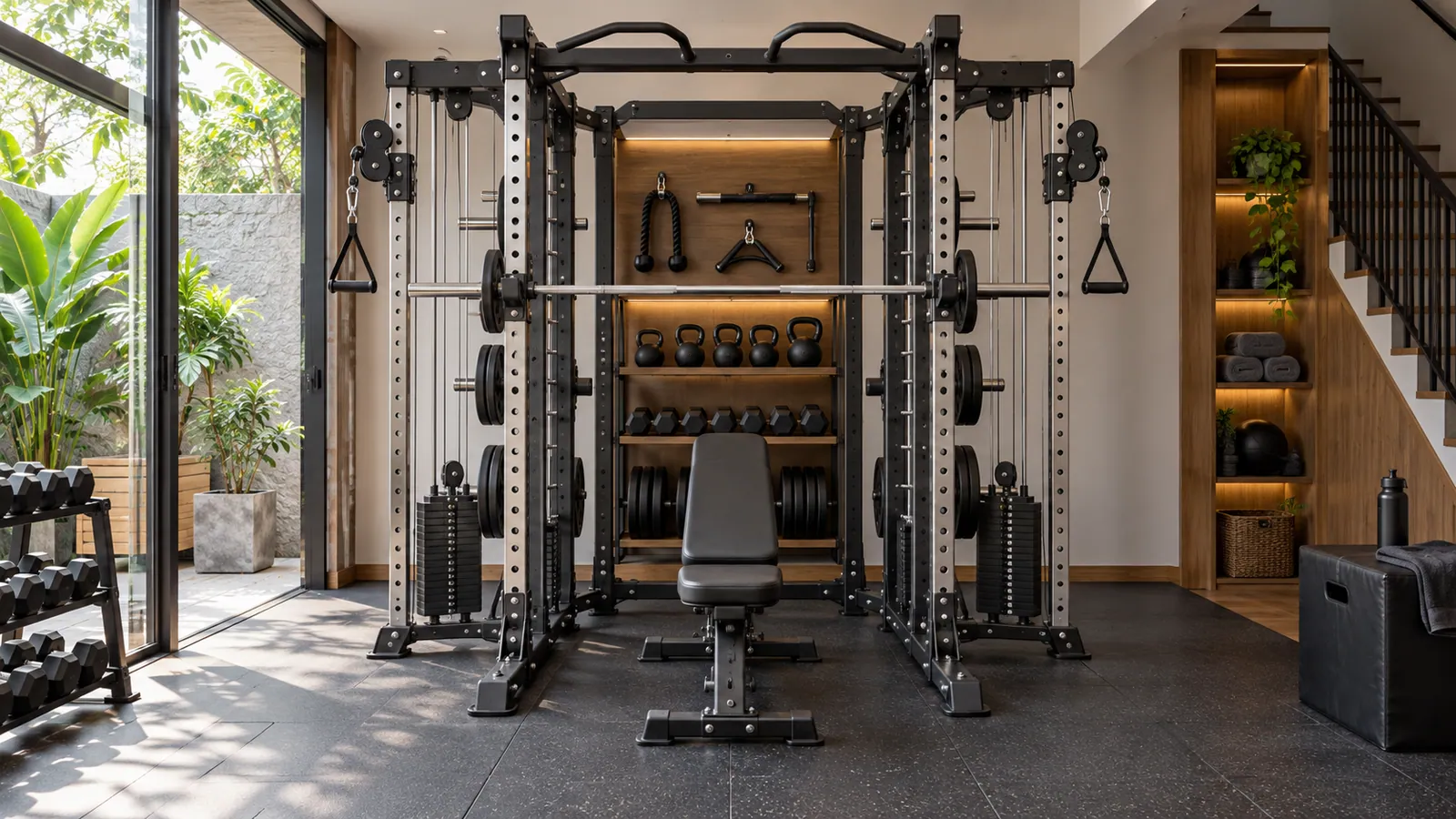 Hướng dẫn: Hai cột cáp functional trainer nên rộng bao nhiêu?