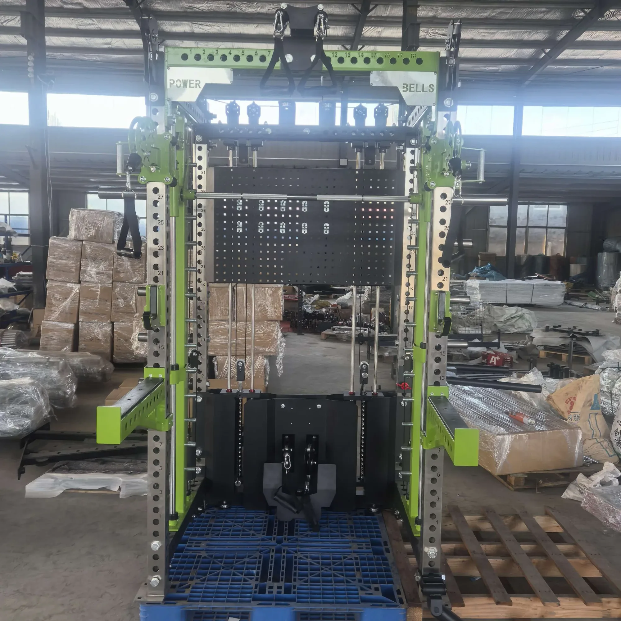 PBF Fitness multi-station training rack